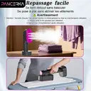 Défroisseur Vapeur 2 en 1 & Fer à Repasser Humide/Sec, Chauffe Rapide 18 s, Écran Intelligent 5 Modes, Élimination des Plis Horizontale & Verticale pour la Maison et le Voyage Défroisseur vapeur