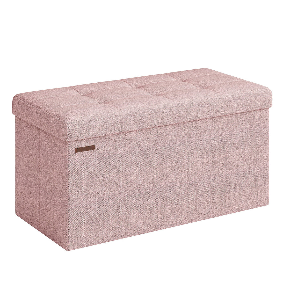 Banc de rangement 38 x 76 x 38 cm Rose ou Vert