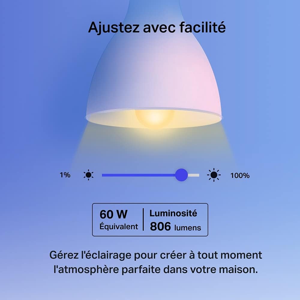 Tapo Ampoule LED Connectée E27 L530E Dimmable