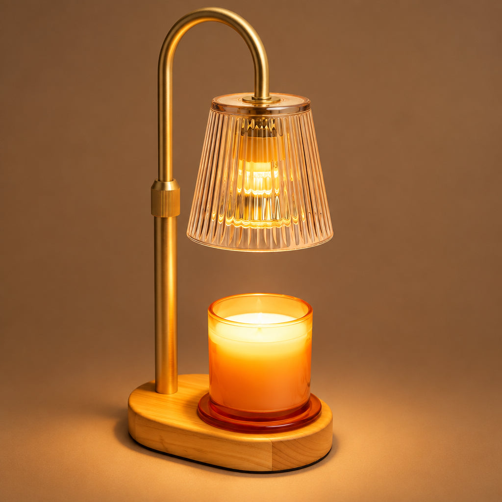 Lampe Chauffe Bougie avec Minuterie Réglable en Hauteur