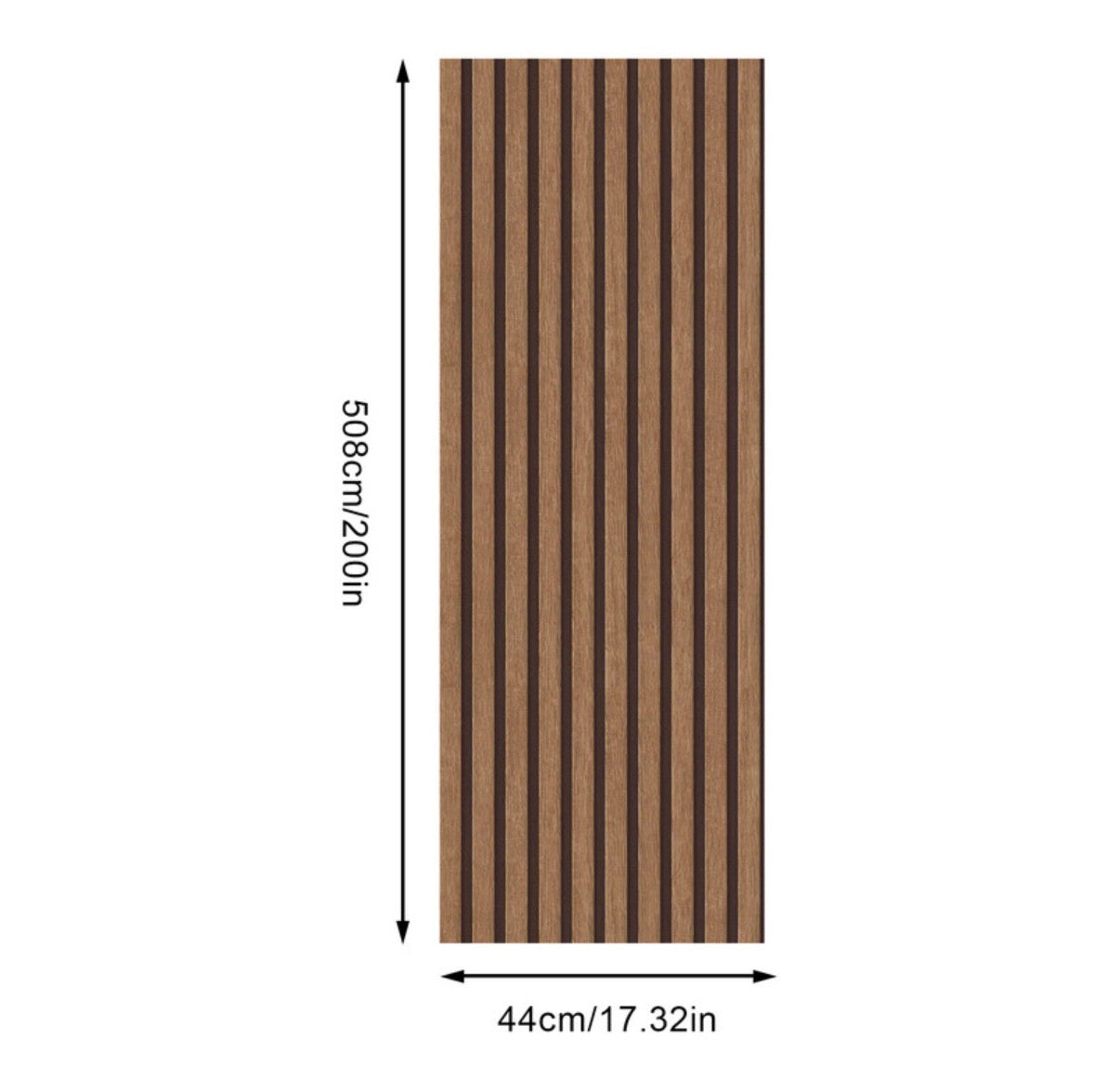 Rouleau de papier peint adhésif rouge et imitation lattes en bois