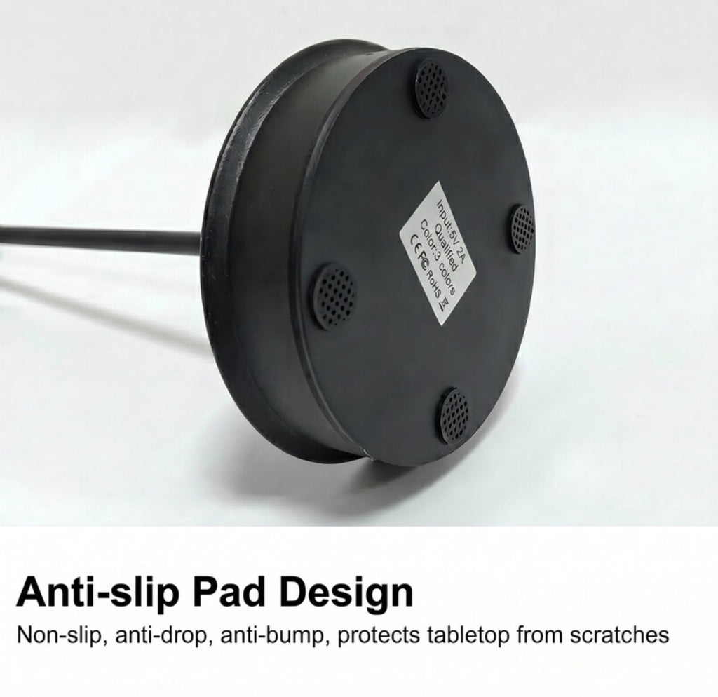 Lampe de table rechargeable sans fil avec commandes tactiles, intérieure et extérieure, fonction d'éclairage réglable, 3000-6000 K, hauteur 29 cm, couleur noire et blanche