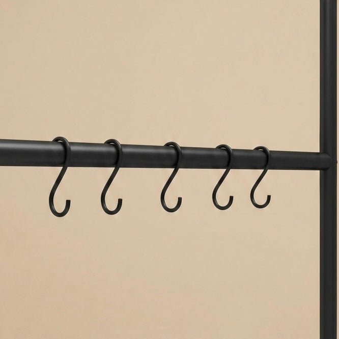 Échelle porte-serviettes Métal Noir