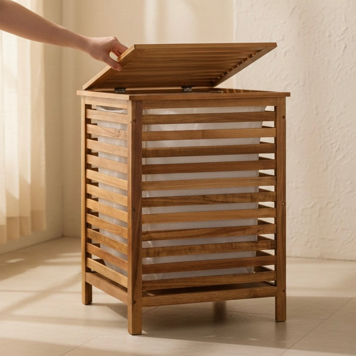 Corbeille à linge Acacia