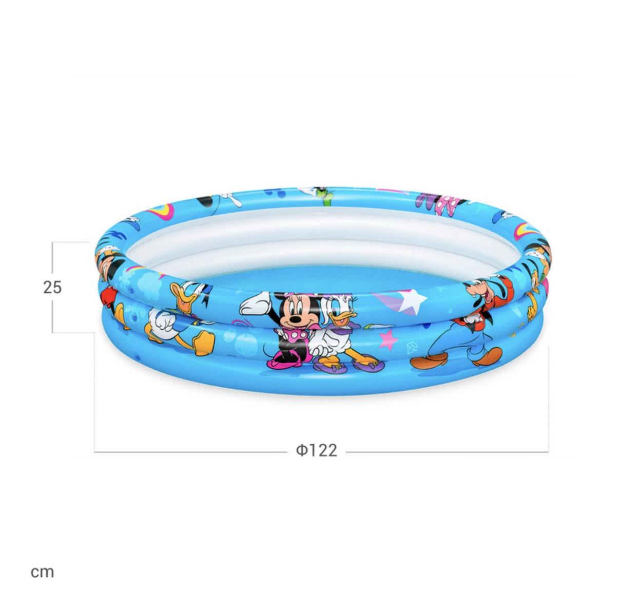 Petite piscine gonflable Disney Junior :
Mickey et ses amis - 1,22 m x 25 cm