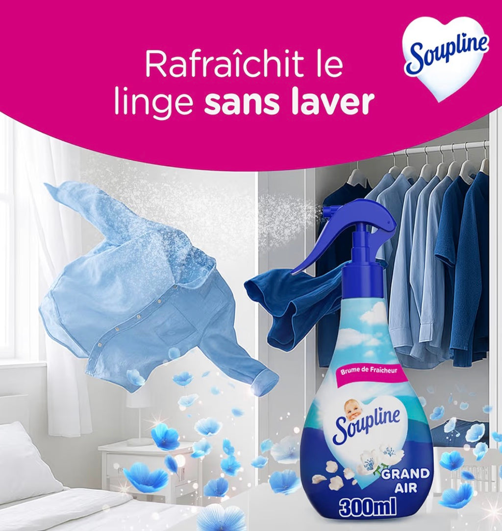 Spray parfumée Soupline