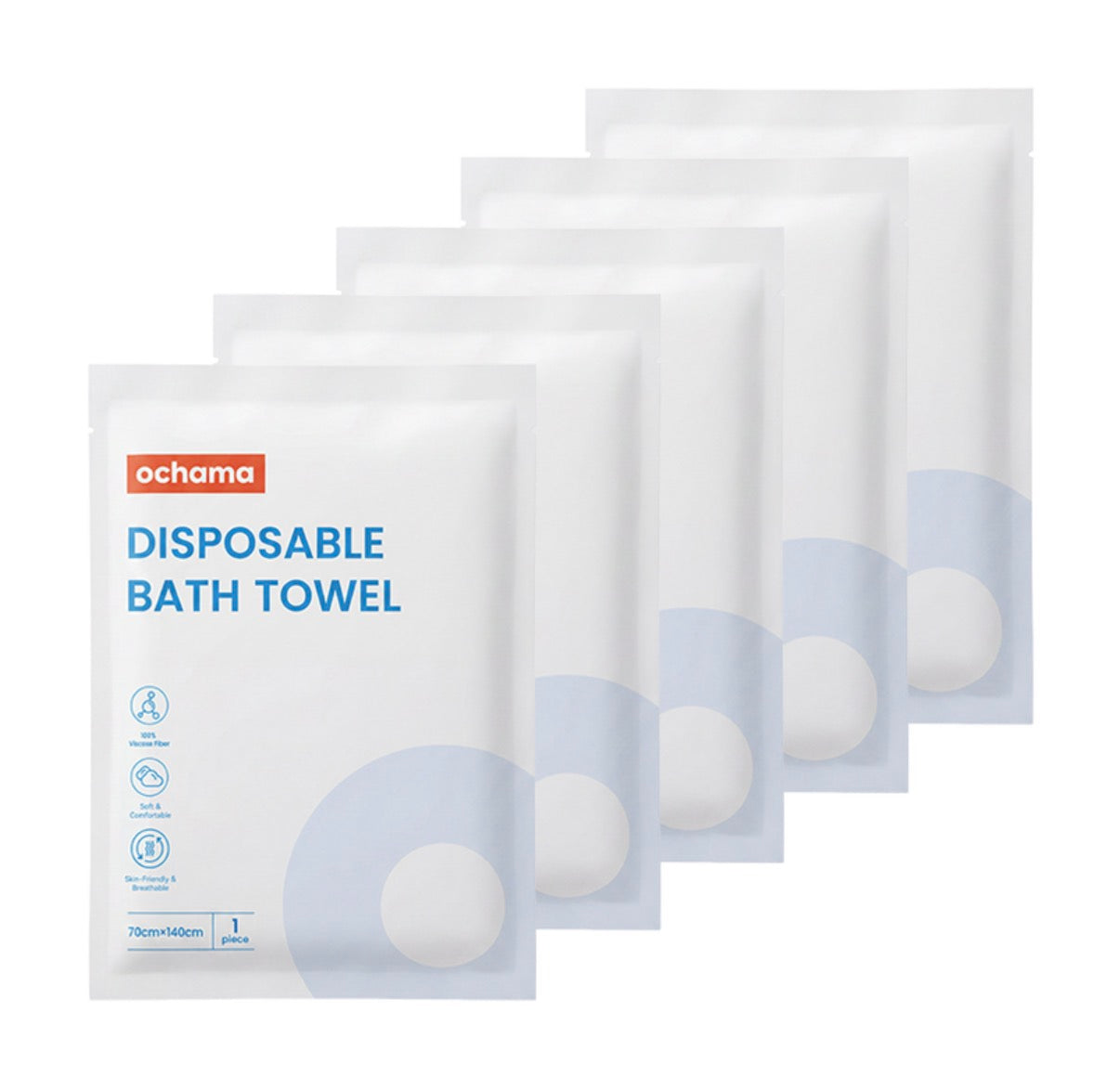 Serviettes de bain jetables, 70×140 cm, lot de 5 (1 serviette par sachet individuel)
Indispensables pour voyages et déplacements professionnels
