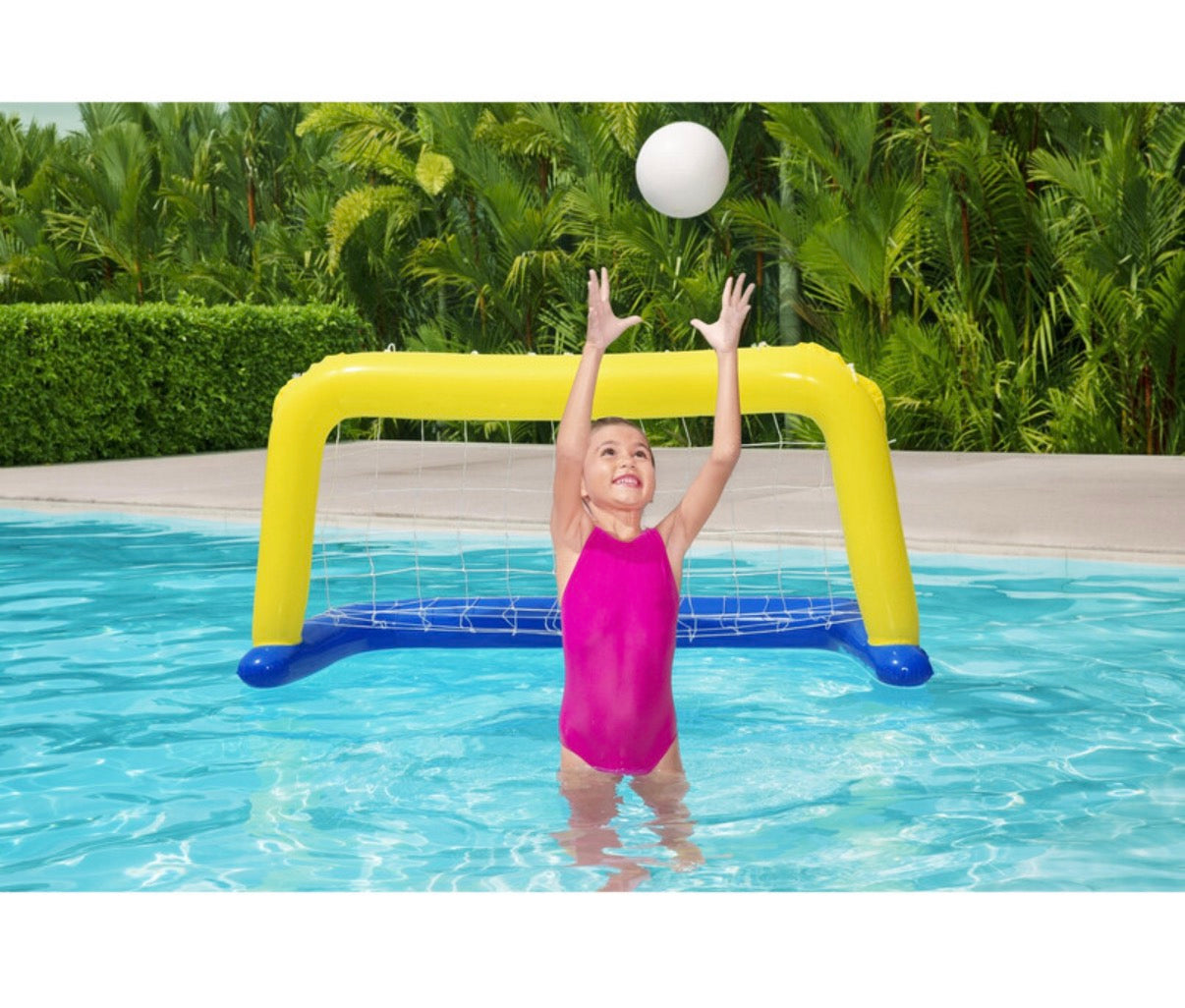 But gonflable de water polo - 137 x 66
× 72 cm