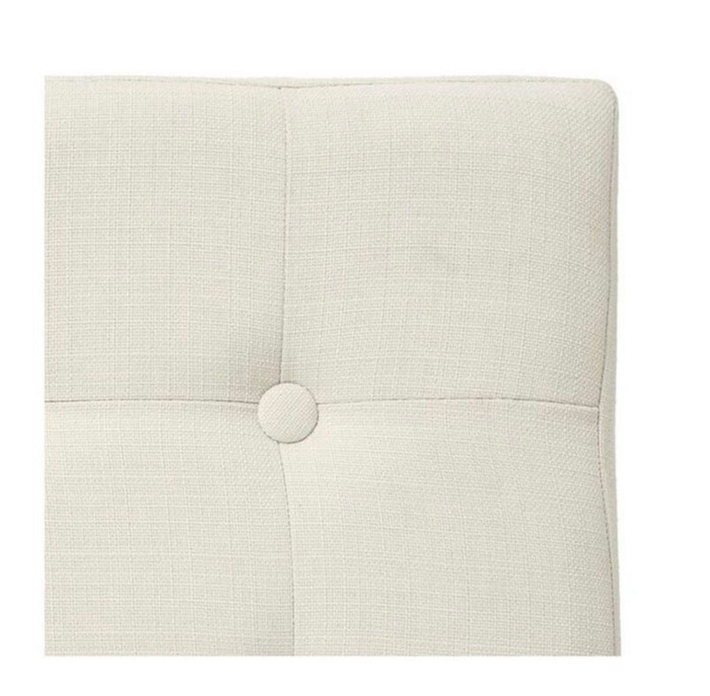 Pouf pliable beige