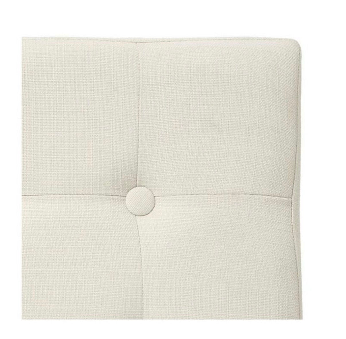 Pouf pliable beige