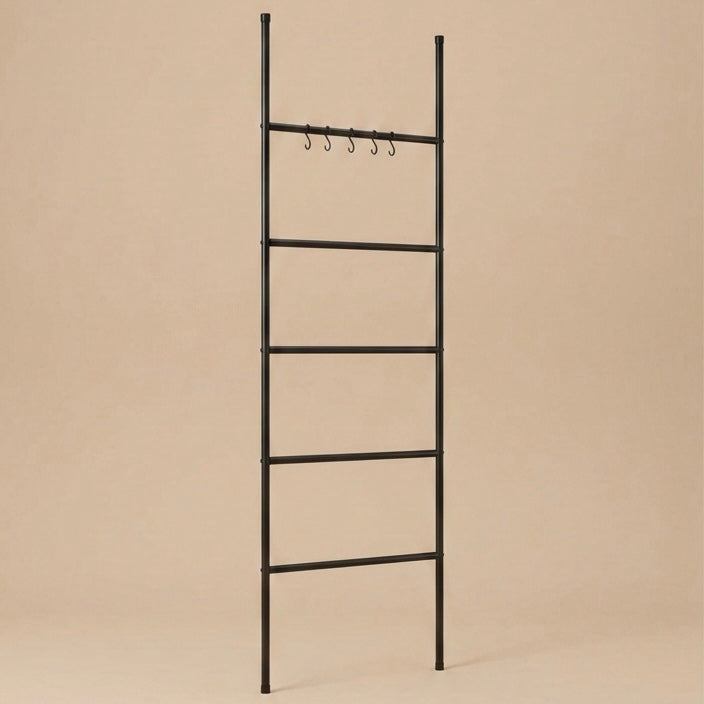 Échelle porte-serviettes Métal Noir