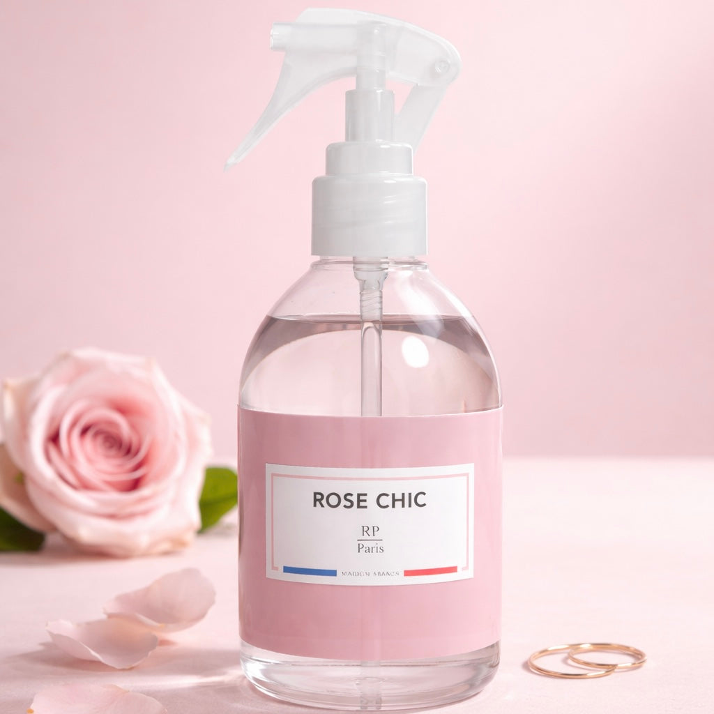 Rose Chic Spray parfumé linge & intérieur 250ML RP Paris