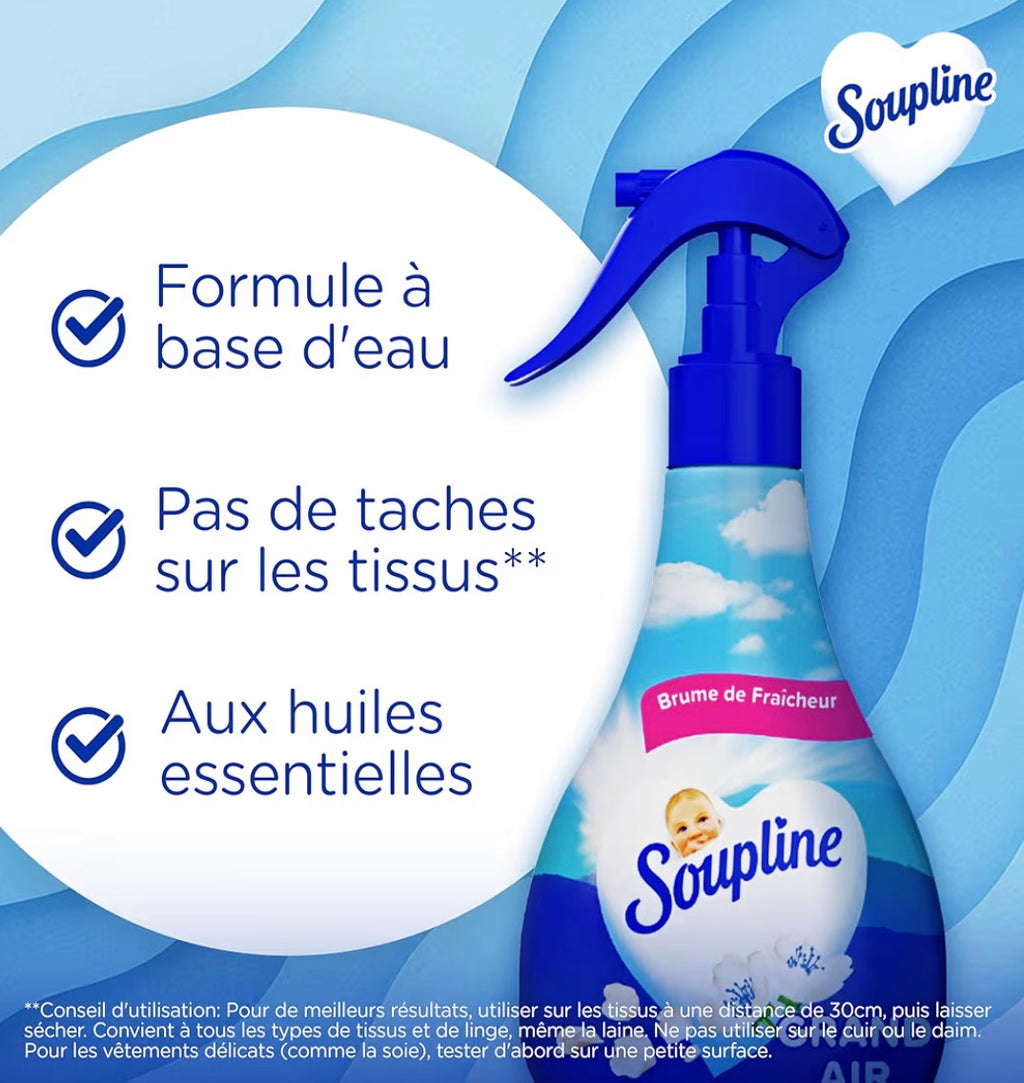 Spray parfumée Soupline