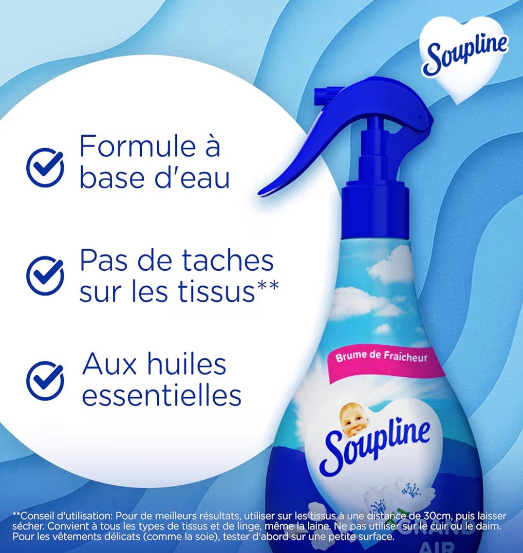 Spray parfumée Soupline