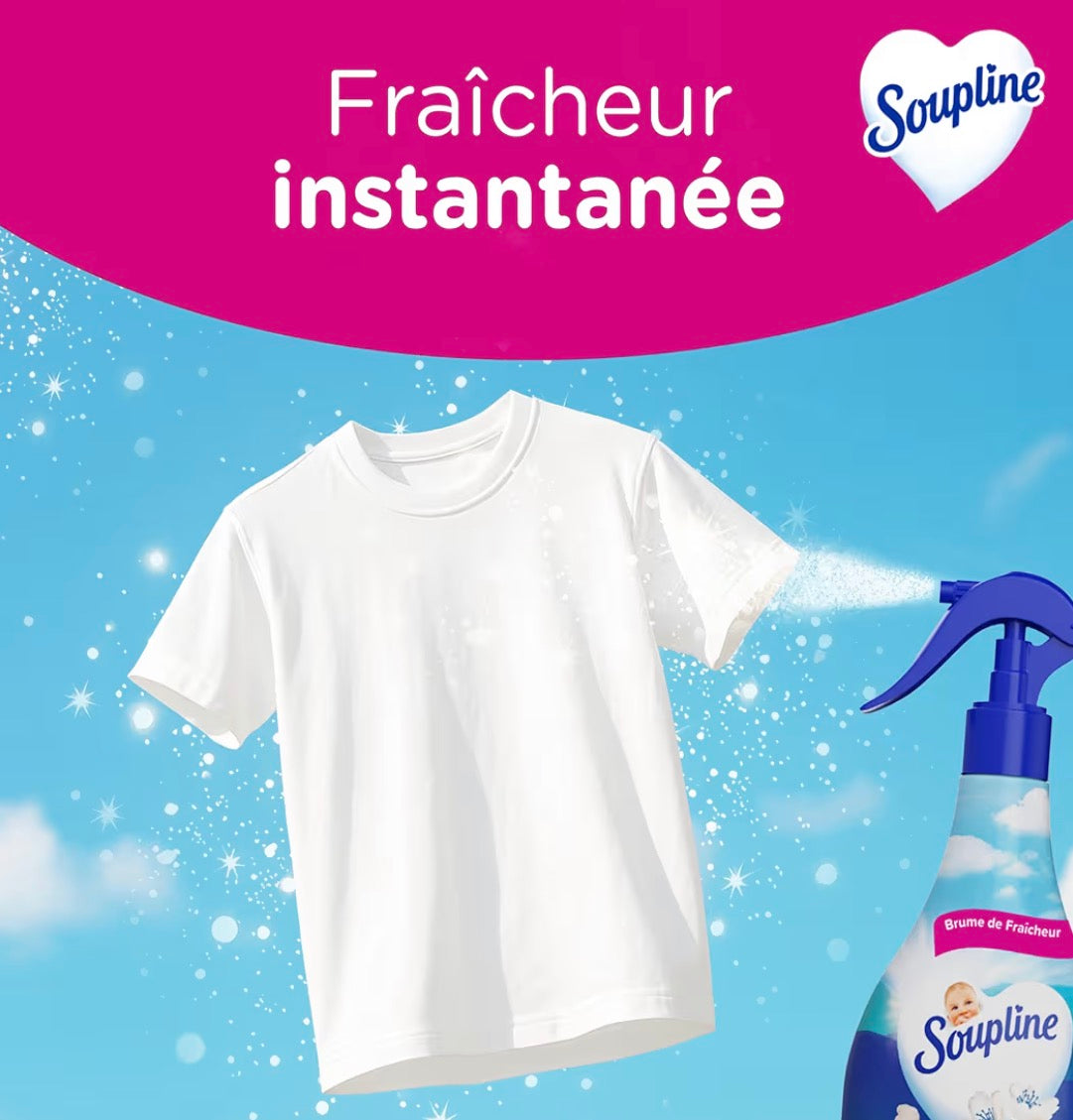 Spray parfumée Soupline
