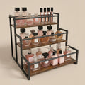 Rangement Cosmétique, condiments en Bois,Métal