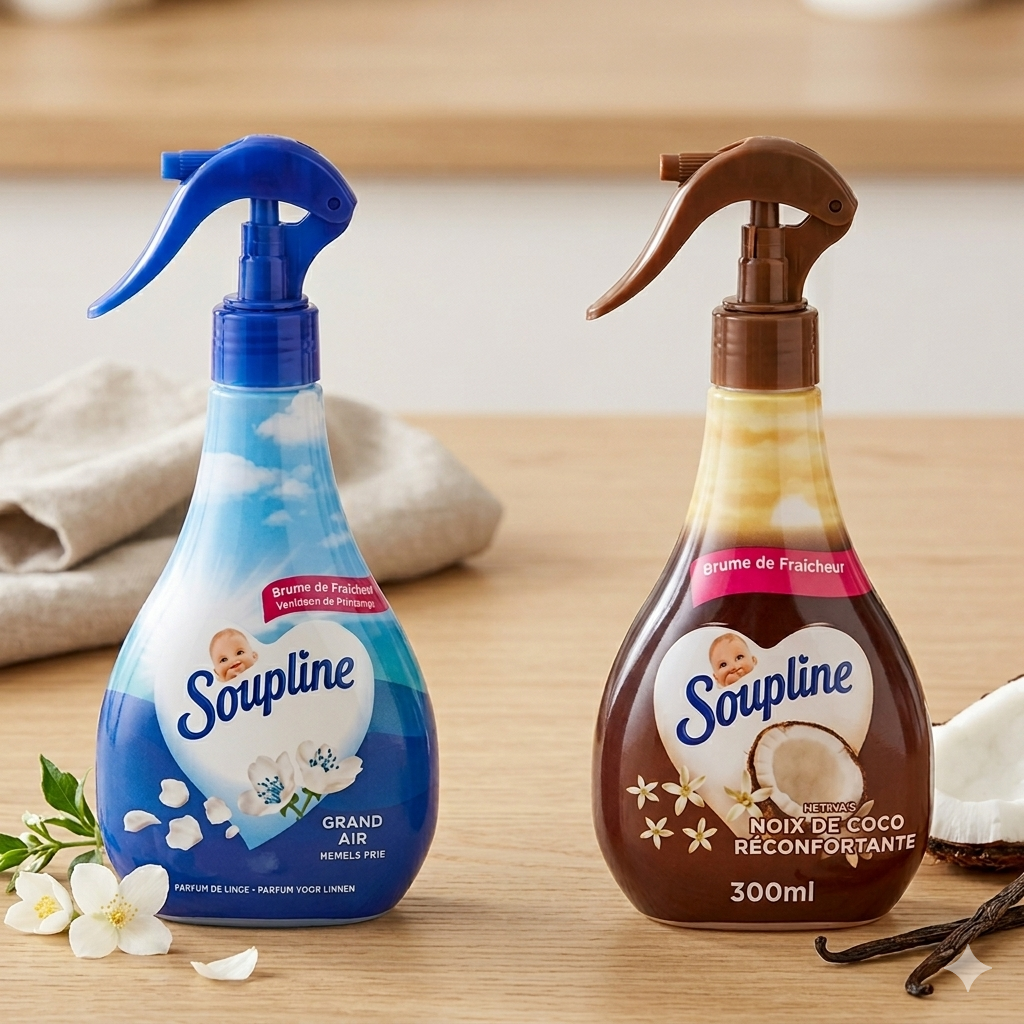 Spray parfumée Soupline
