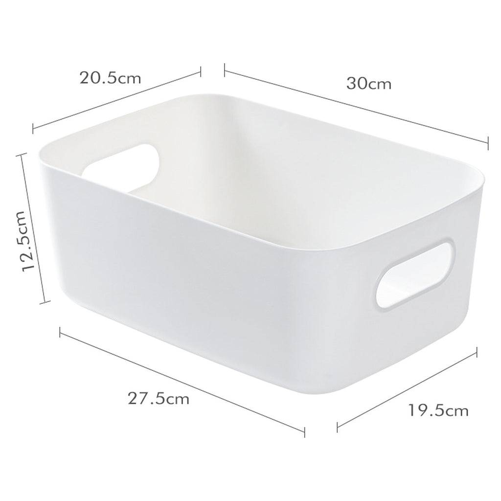 Lot de 10 bacs de rangement multifonction - Blanc