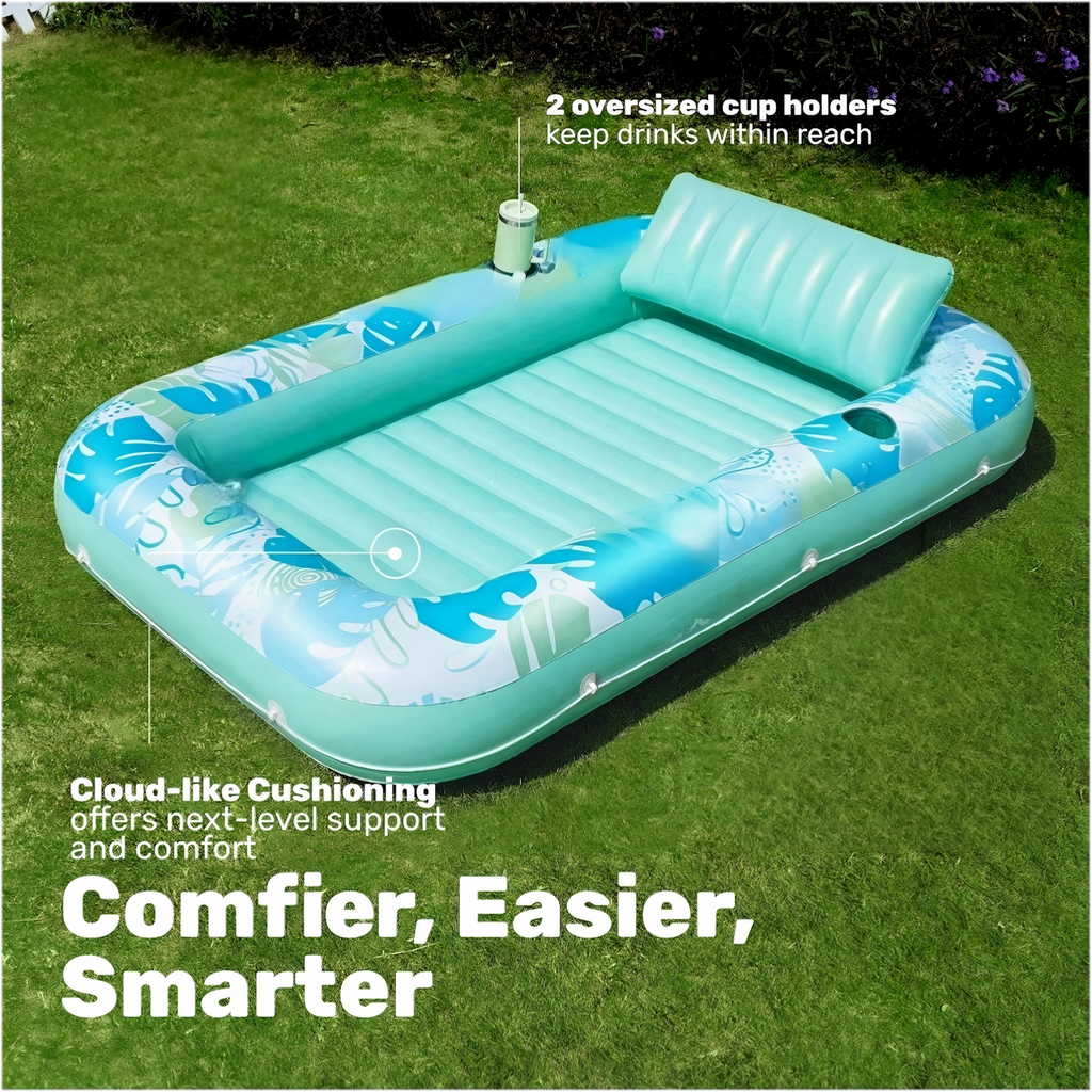 Piscine solaire avec pompe automatique Rose ou Vert