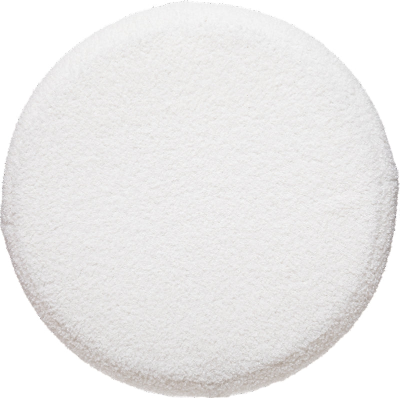 Pouf blanc bouclés 40CM