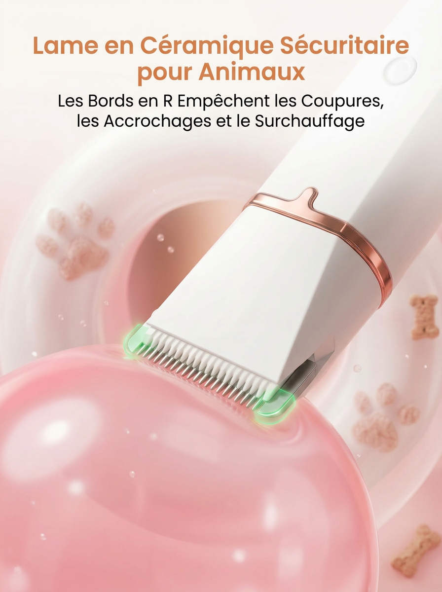 Tondeuse Sans Fil pour Soins des Animaux (Chiens et Chats)