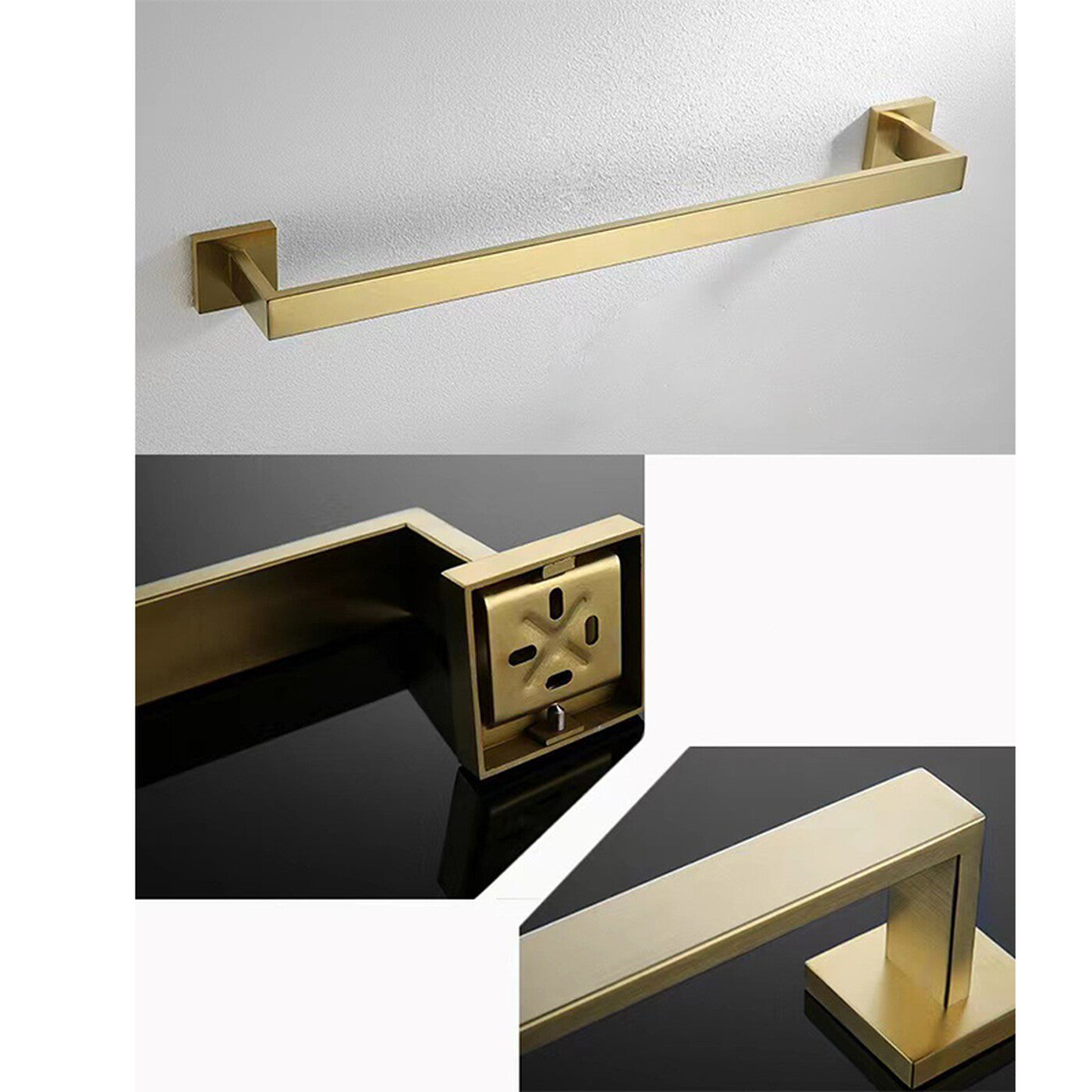 Ensemble de porte-serviettes 5 pièces (or,silver,black)