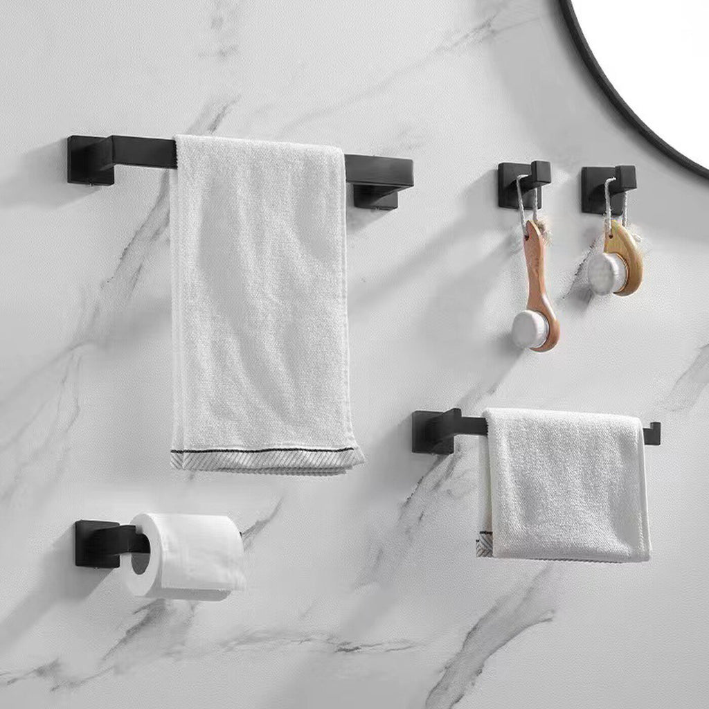 Ensemble de porte-serviettes 5 pièces (or,silver,black)