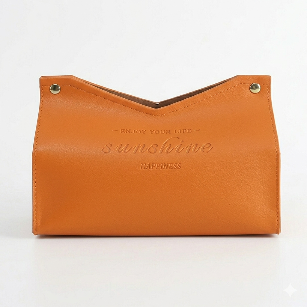 Pochette en cuir rangement multi-usages